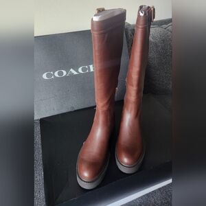 Coach Lilli Leather Boots